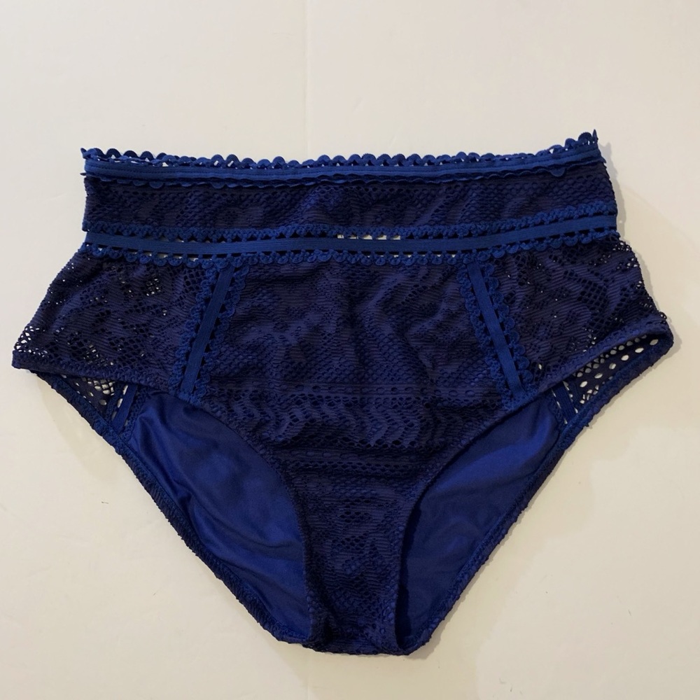 BECCA Crochet High Waist Bikini Bottom